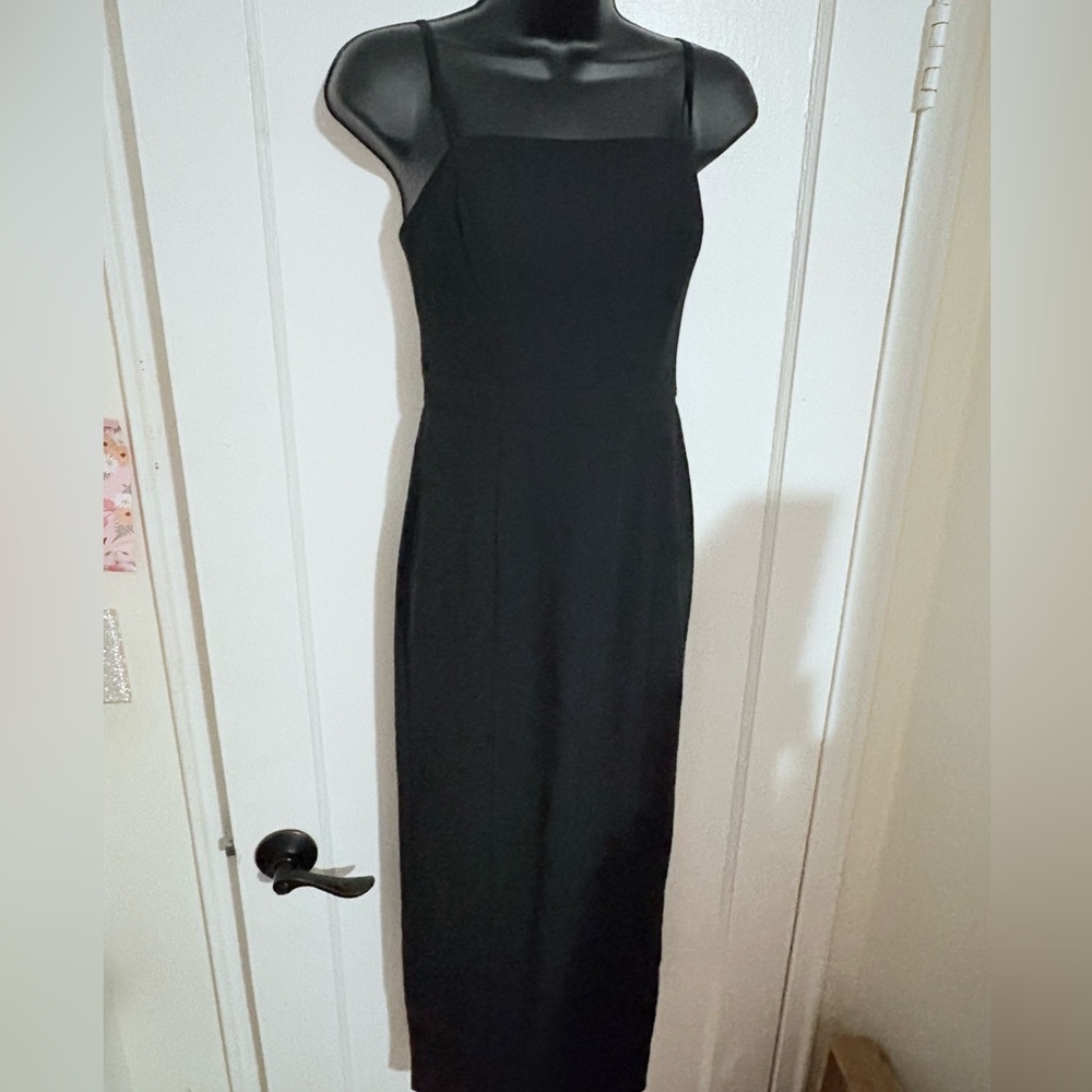 Fame and Partners Black Maxi Dress